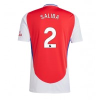 Arsenal William Saliba #2 Hemmatröja 2024-25 Korta ärmar